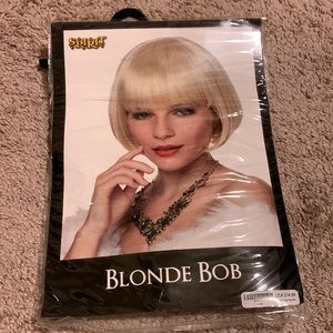🆕 Blonde Bob Wig Halloween Costume